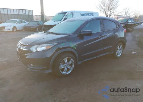 2016 Honda Hr-V Ex-L из США, поврежденный, VIN 3CZRU6H76GM724549